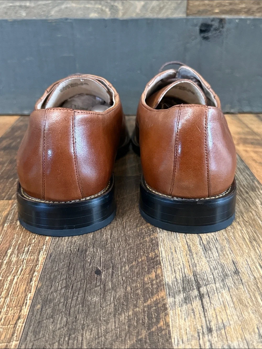 Stacy Adams Men’s Brown Leather Split Toe Dress Shoes Size 10.5M
